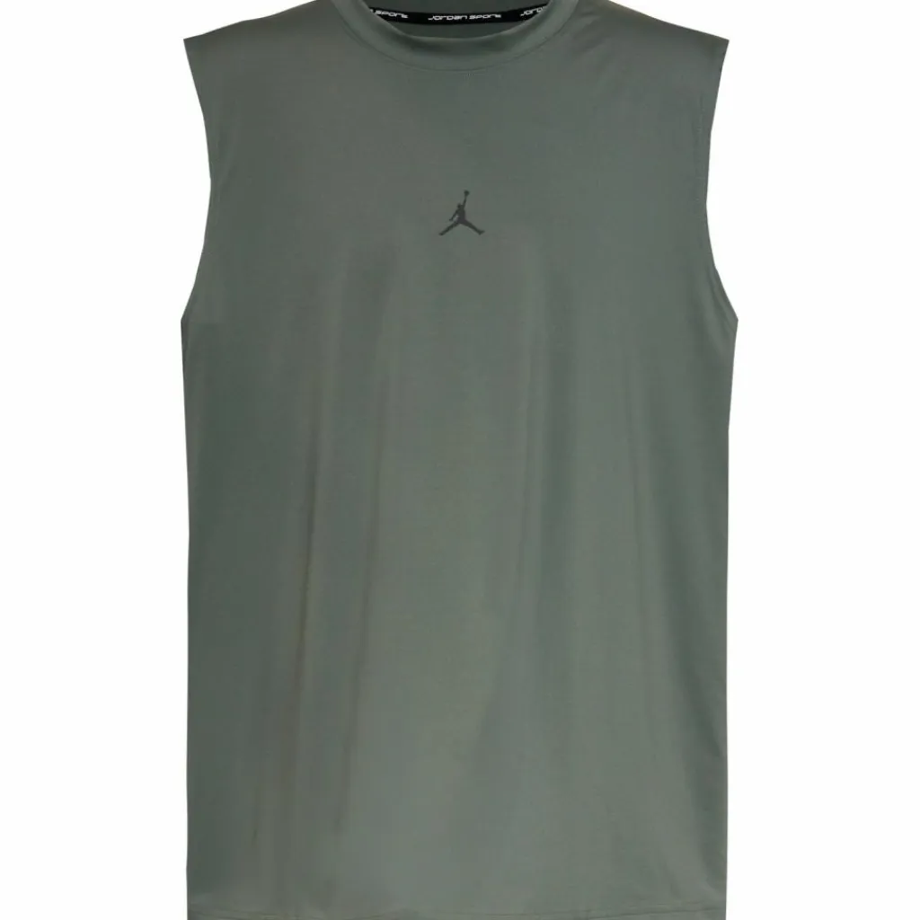 Nike Basketball|Basketball<· M J DF SPT ESS SLVS TOP vintage lichen