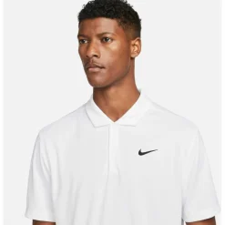 Nike Tennis|Tennis<· M NKCT DF POLO SOLID white-black