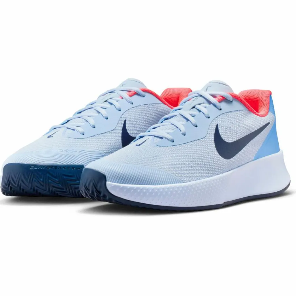Nike Tennis<· M VAPOR LITE 3 CLY hydrogen blue-midnight navy-hot lav