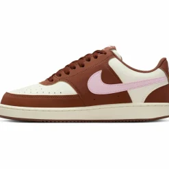 Nike Streetwear|Sneaker<· COURT VISION soft pearl-pink foam-fauna brown