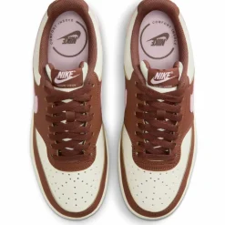 Nike Streetwear|Sneaker<· COURT VISION soft pearl-pink foam-fauna brown