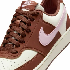 Nike Streetwear|Sneaker<· COURT VISION soft pearl-pink foam-fauna brown