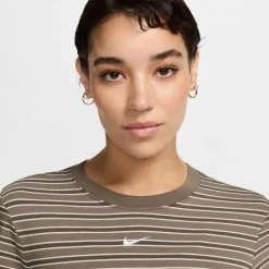Nike Shirts<· NSW mink brown striped