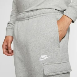 Nike Loungewear<· NSW Club dk grey heather-matte silver-white