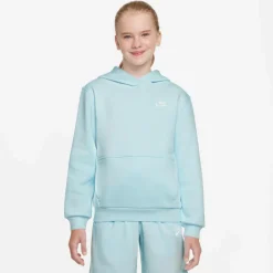 Nike Pullover & Sweats<· NSW CLUB FLEECE glacier blue-white
