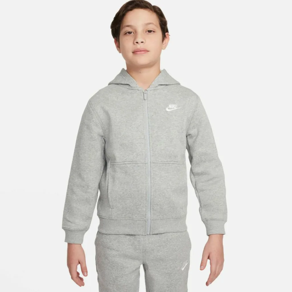 Nike Trainingsanzüge<· NSW CLUB FLEECE dk grey heather-white