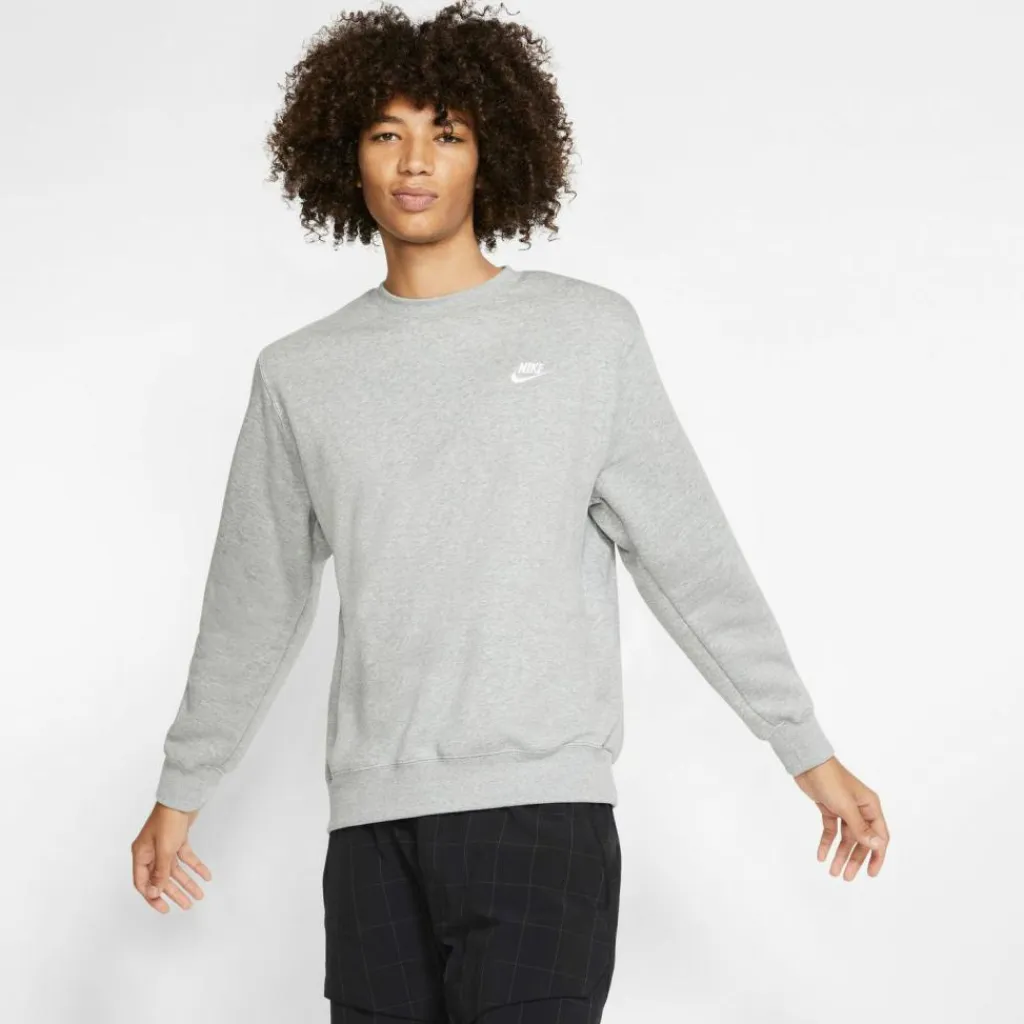 Nike Training|Pullover & Sweats<· NSW Club Fleece dark grey heather-white