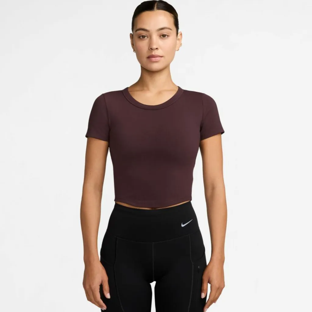 Nike Yoga|Yoga<· ONE burgundy crush