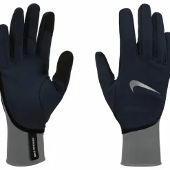 Nike Laufhandschuhe<· PACER MIDWEIGHT RG black-smoke grey-silver