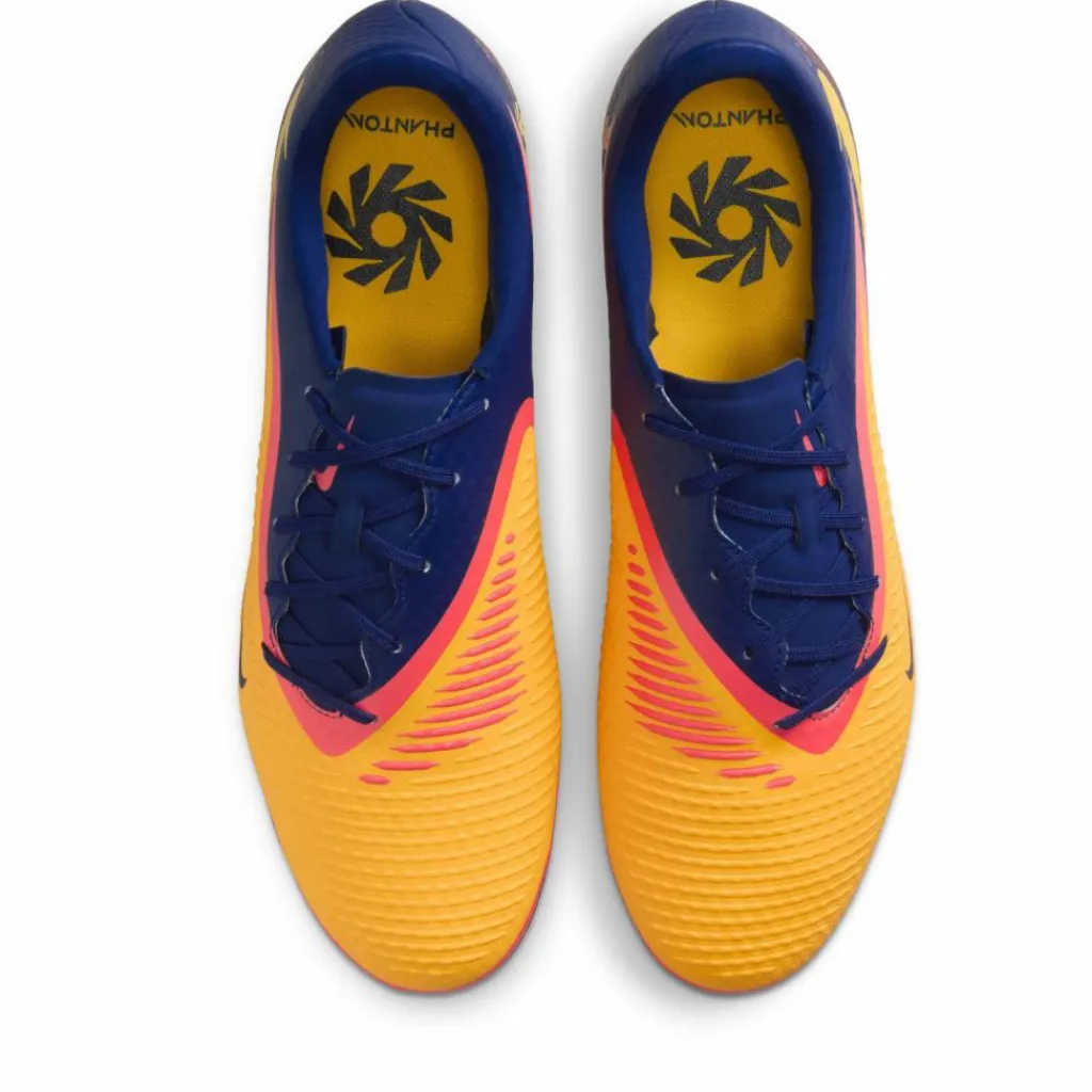 Nike Fußball|Fußball<· PHANTOM 6 LOW ACAD FG-MG EH laser orange-lemon venom-blue void