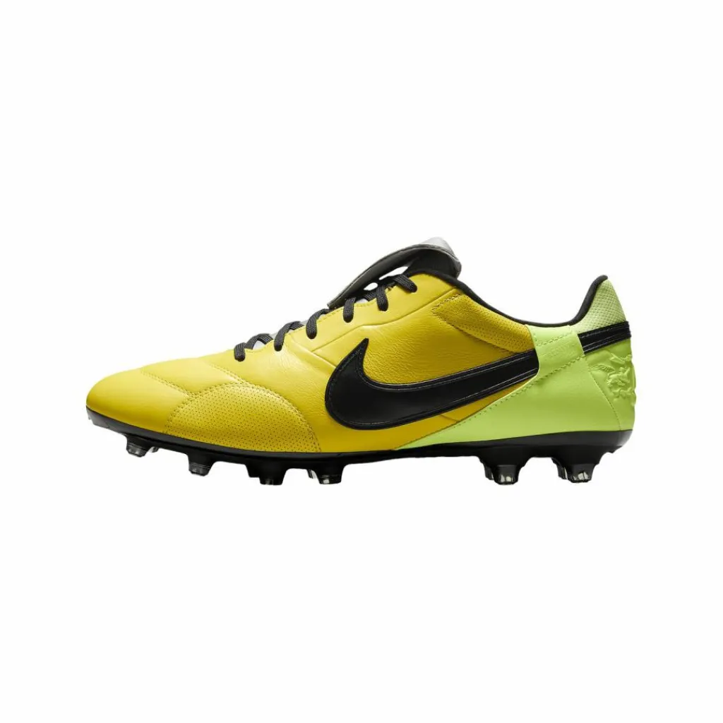 Nike Fußballschuhe<· Premier II FG Max Voltage gelbschwarz