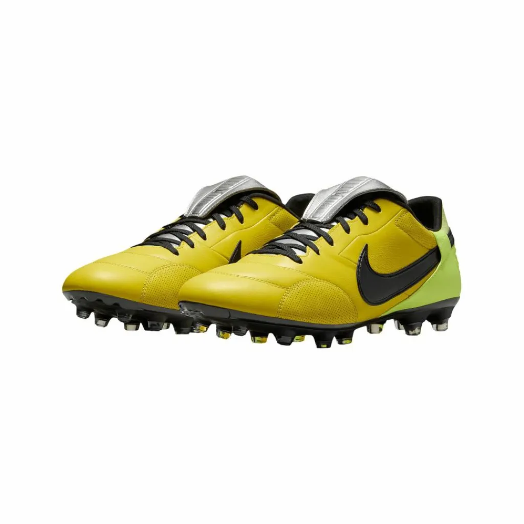 Nike Fußballschuhe<· Premier II FG Max Voltage gelbschwarz