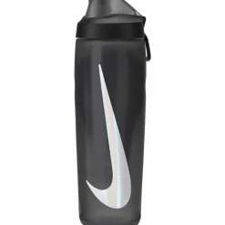 Nike Trinkzubehör|Trinkzubehör<· REFUEL BOTTLE LOCKING 709ml anthracite-black-silver iridescent