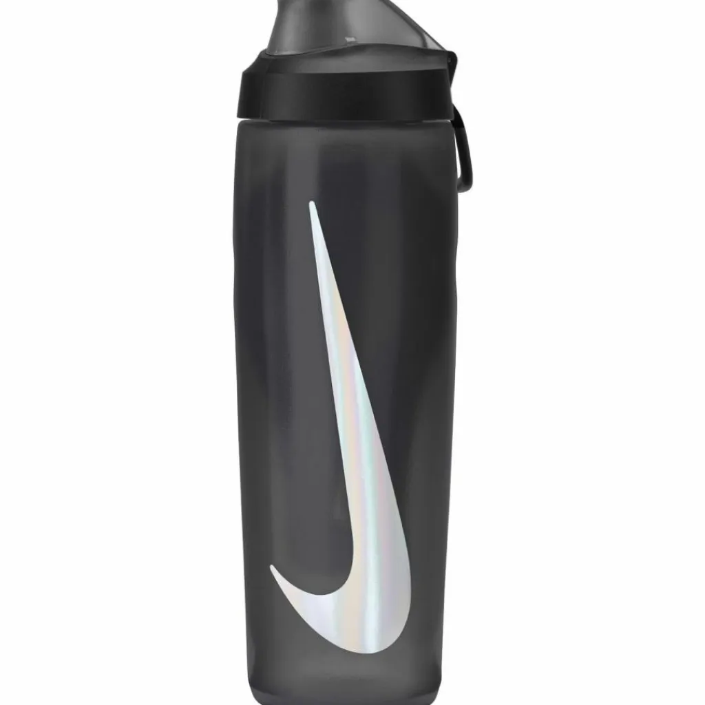 Nike Trinkzubehör|Trinkzubehör<· REFUEL BOTTLE LOCKING 709ml anthracite-black-silver iridescent