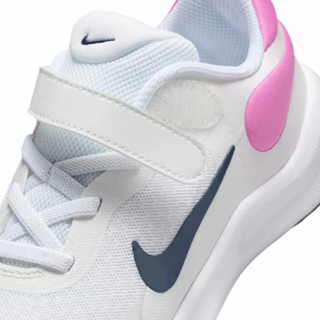 Nike Laufen|Laufschuhe<· Revolution 7 white-midnight navy-playful pink