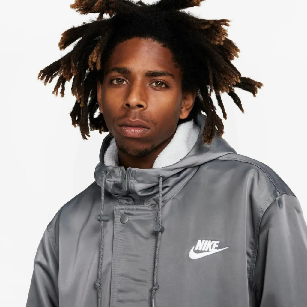 Nike Mäntel<· Stadium iron grey-white
