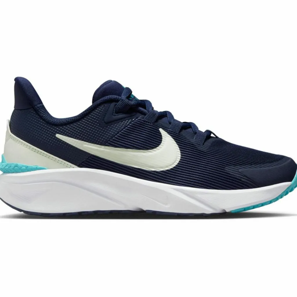 Nike Laufen|Laufschuhe<· STAR RUNNER 4 NN GS midnight navy-volt tint-dusty cactus