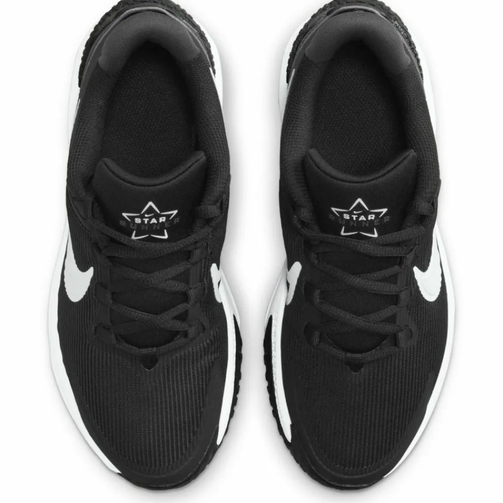 Nike Laufen|Laufschuhe<· STAR RUNNER 4 NN GS black-white-anthracite
