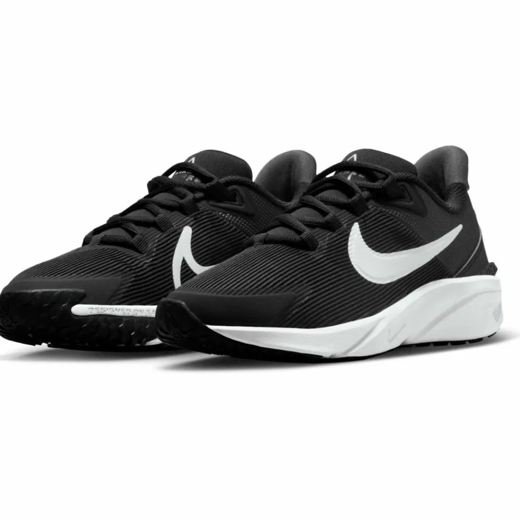 Nike Laufen|Laufschuhe<· STAR RUNNER 4 NN GS black-white-anthracite