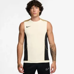 Nike Tops & Tanks<· Strike- pale ivory-black-jersey gold-black