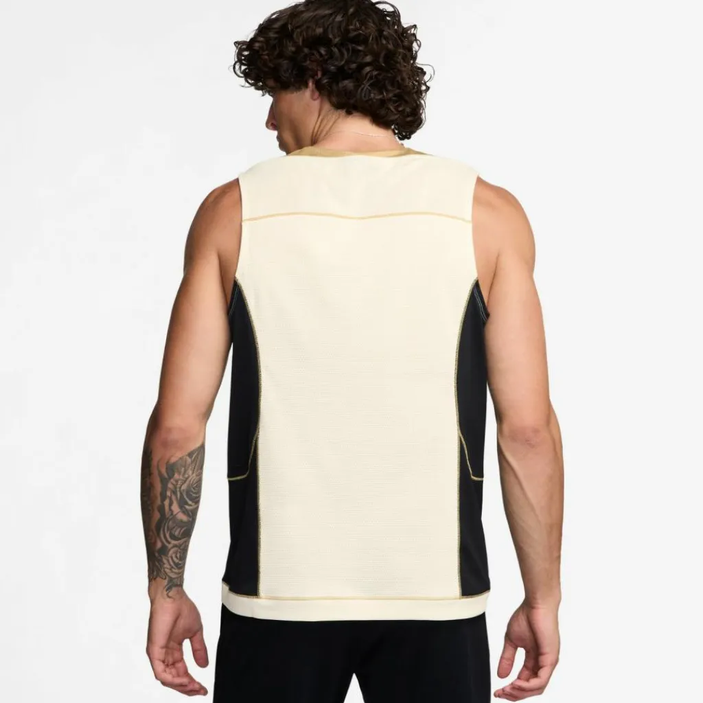 Nike Tops & Tanks<· Strike- pale ivory-black-jersey gold-black
