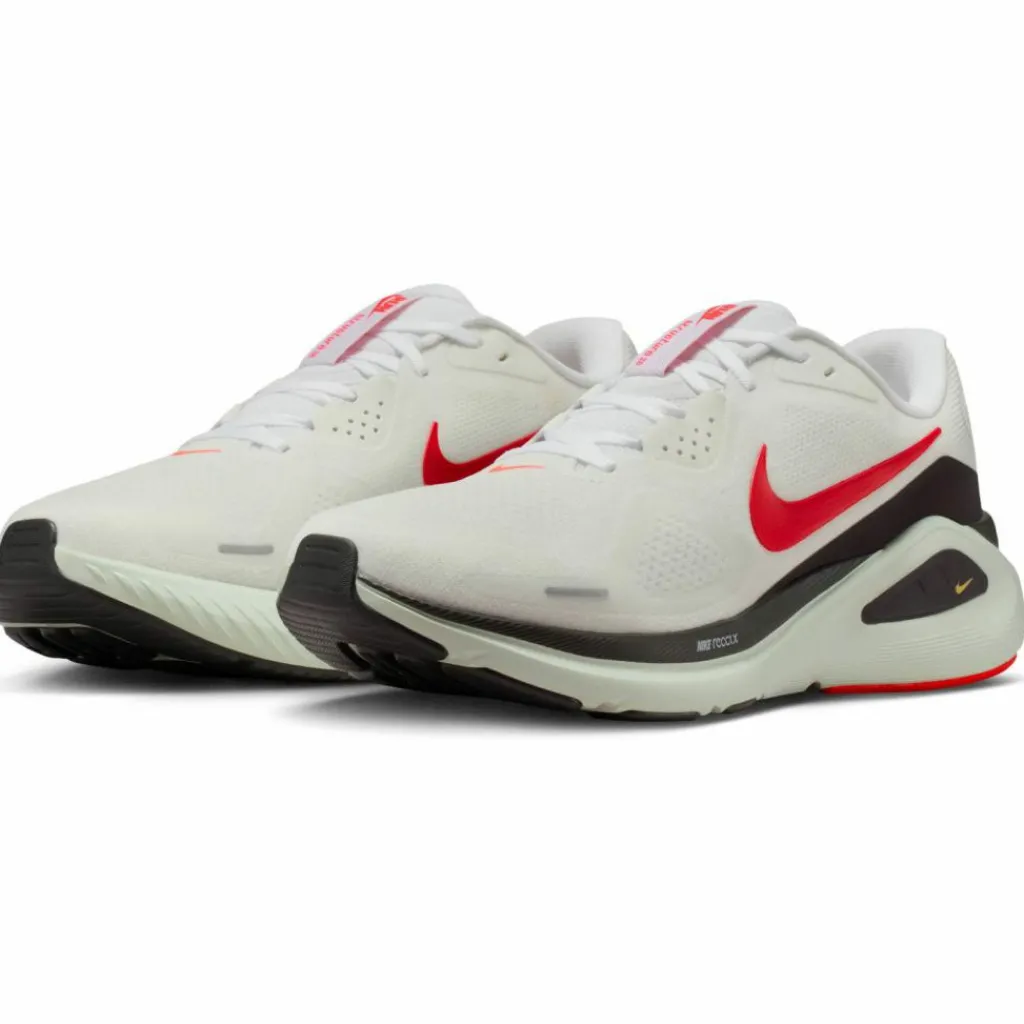 Nike Laufen|Laufschuhe<· STRUCTURE 26 white-bright crimson-medium ash