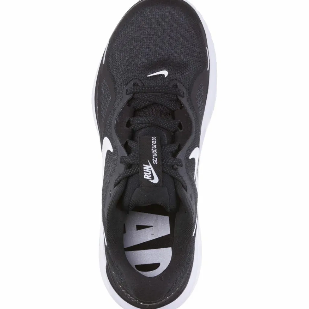 Nike Laufschuhe<· STRUCTURE 26 black-white-grey