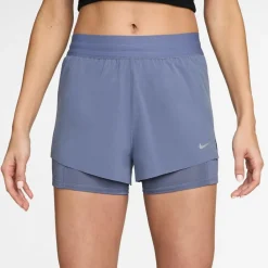 Nike Laufen|Hosen<· SWIFT world indigo-reflective silv