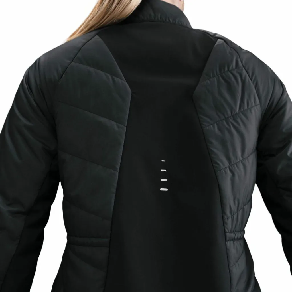 Nike Jacken<· SWIFT black-reflective silv