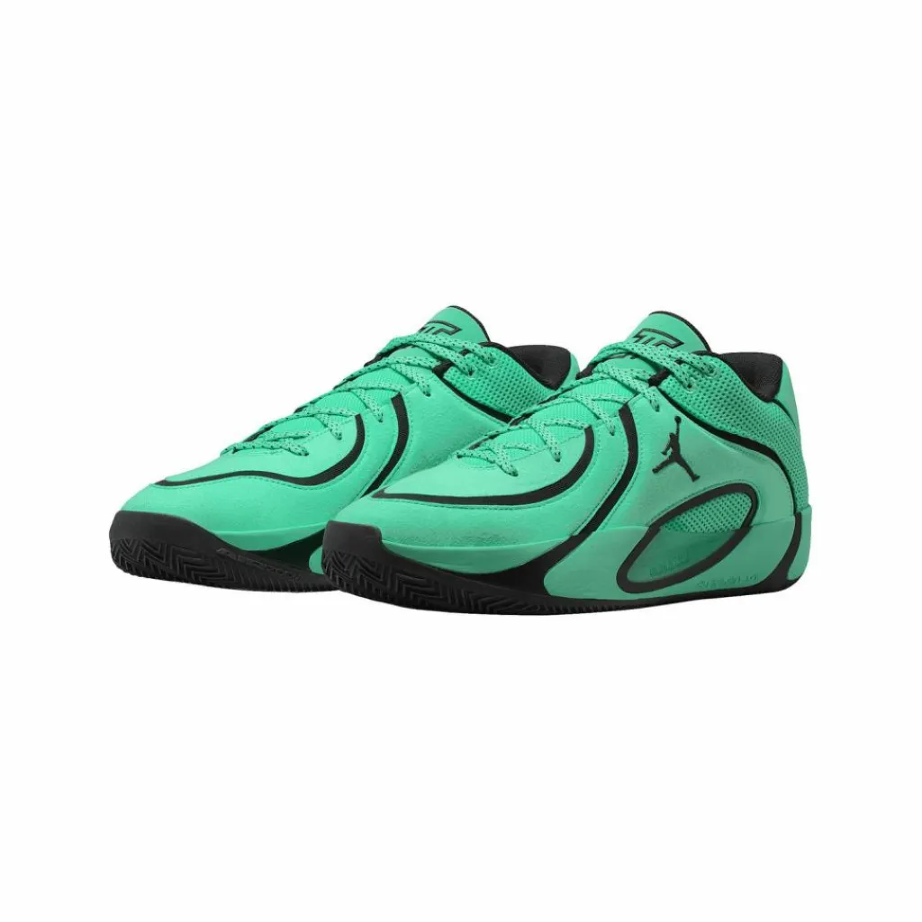 Nike Hallenschuhe<· Tatum 4 Green Glow gruenschwarz