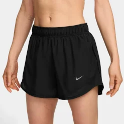 Nike Hosen<· Tempo black-black-black-reflective silv