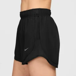 Nike Hosen<· Tempo black-black-black-reflective silv