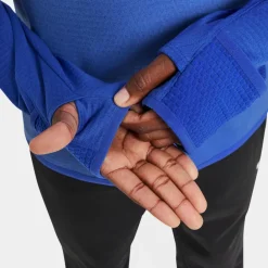 Nike Training|Shirts<· Therma-FIT 1-2-Zip comet blue-game royal-reflective silv