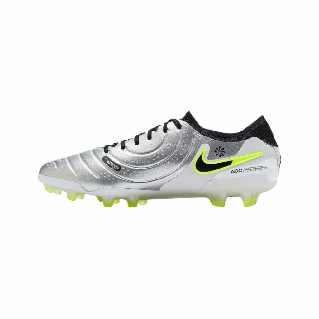 Nike Fußballschuhe|Fußballschuhe<· Tiempo Legend X Elite FG Max Voltage silberschwarz