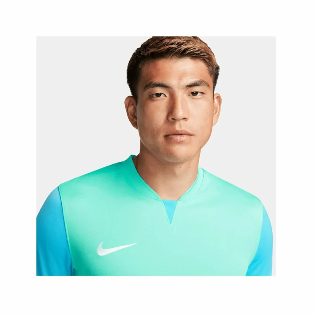 Nike Trikots<· Trophy V Trikot tuerkisblauweiss