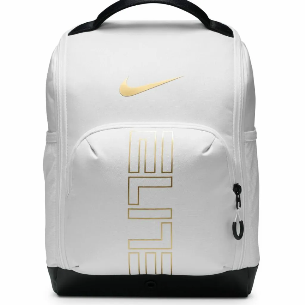 Nike Basketball|Basketball<· Varsity white-black-metallic gold