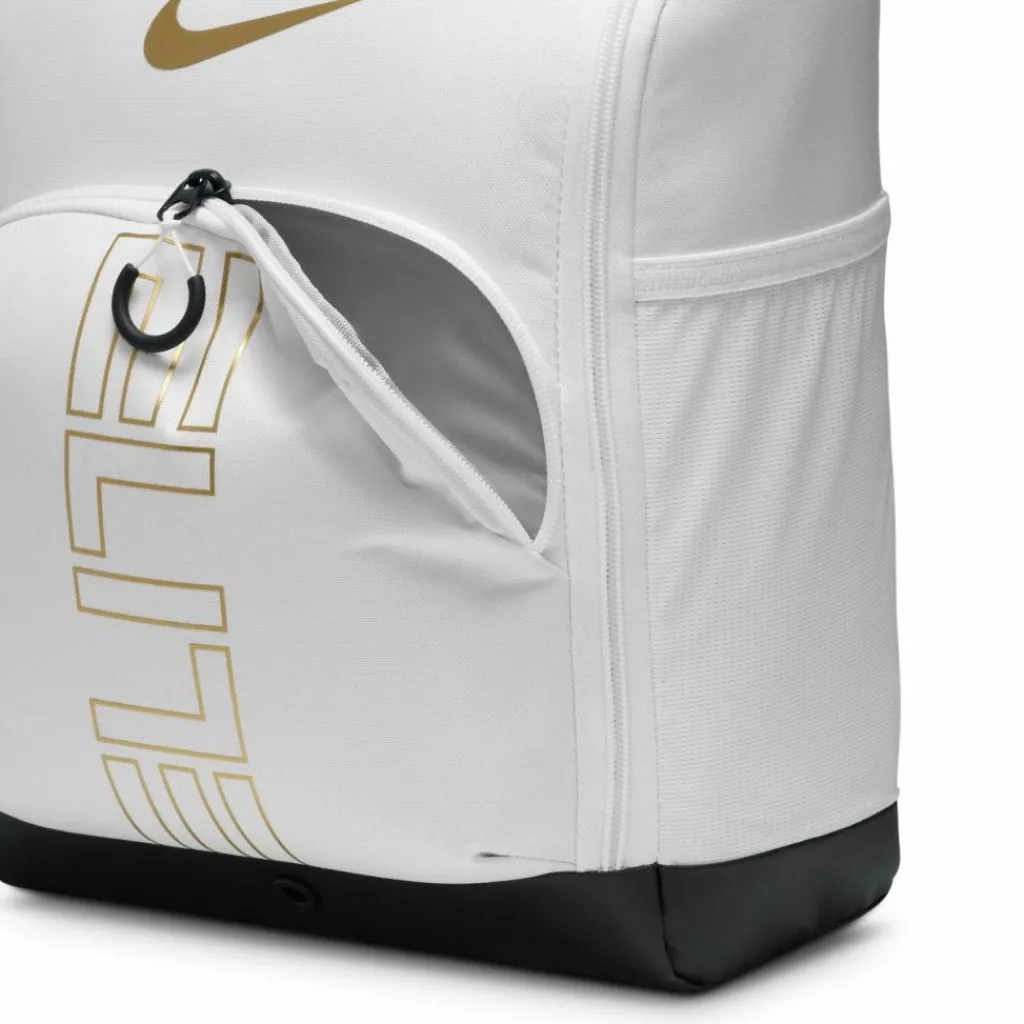 Nike Basketball|Basketball<· Varsity white-black-metallic gold
