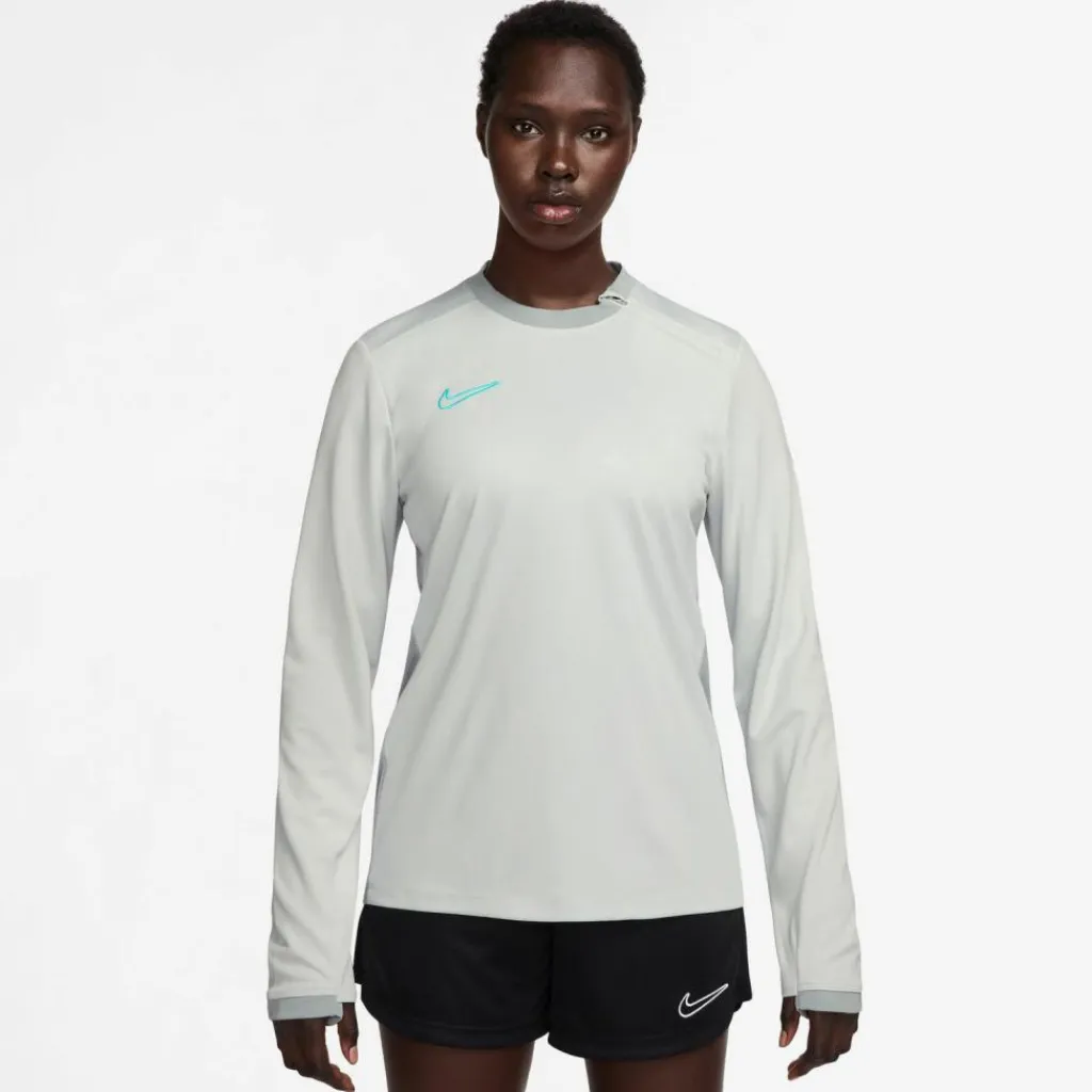 Nike Fußball|Shirts<· W NK DF ACD25 CREW TOP BR photon dust-lt smoke grey-dynamic turq