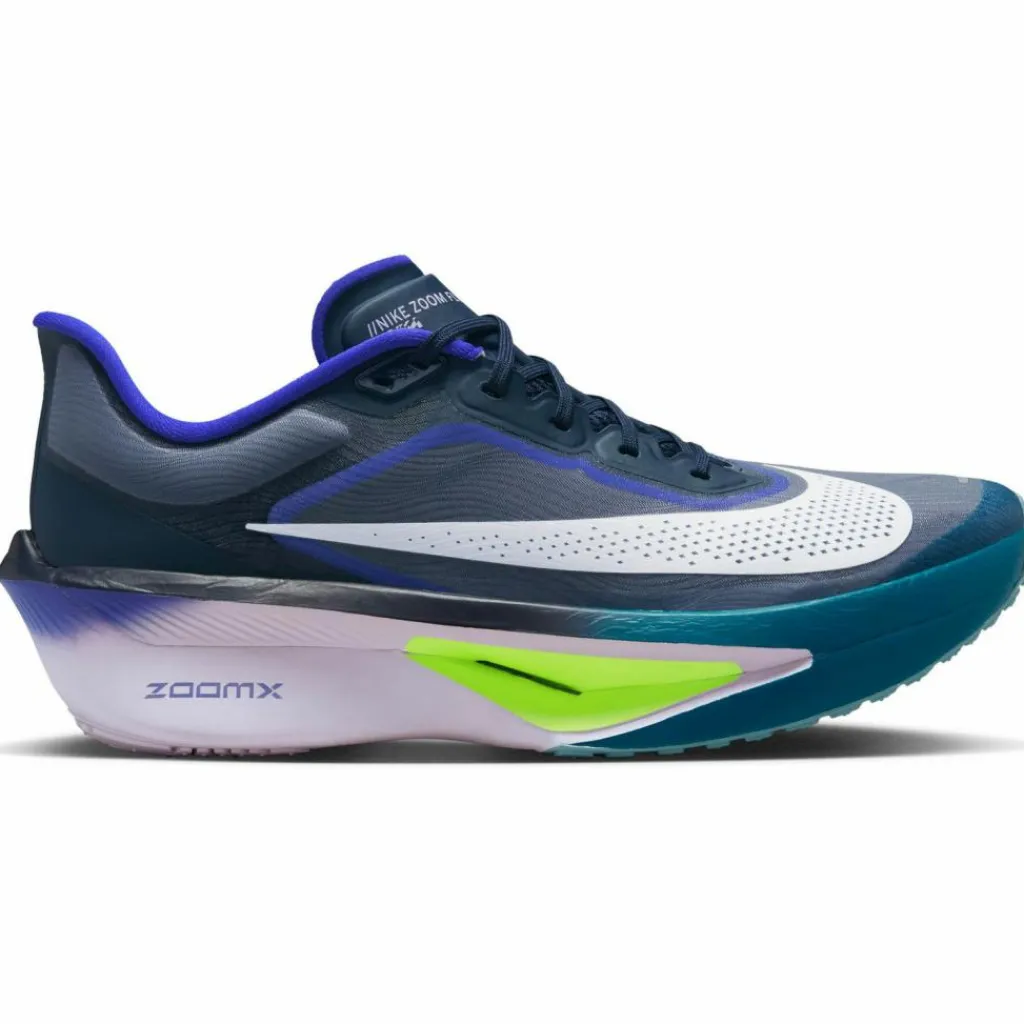 Nike Laufen|Laufen<· ZOOM FLY 6 obsidian-white-persian violet-volt