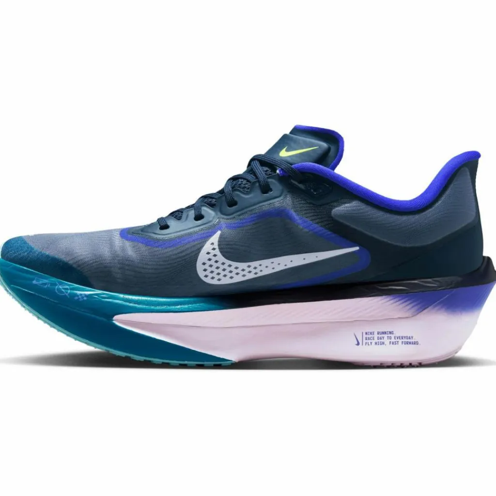 Nike Laufen|Laufen<· ZOOM FLY 6 obsidian-white-persian violet-volt