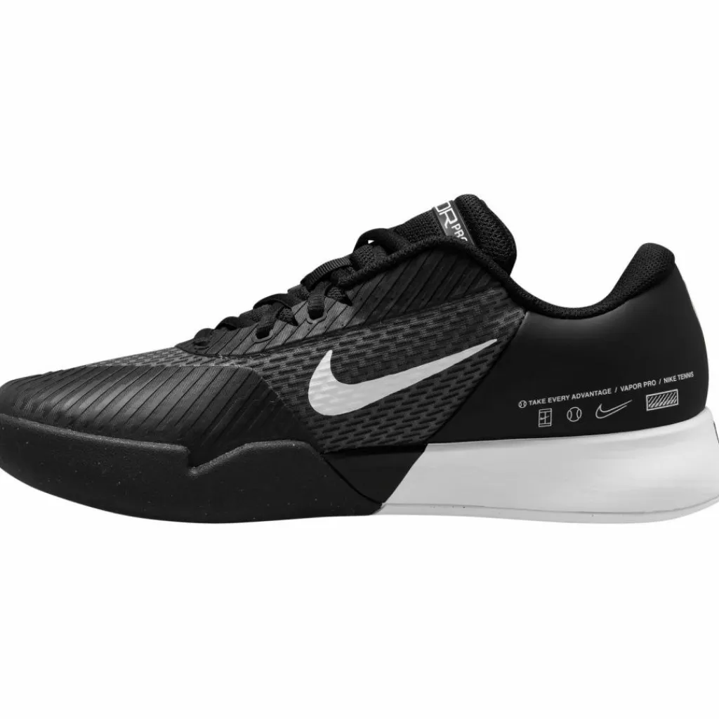 Nike Tennis|Tennis<· ZOOM VAPOR PRO 2 CARPET black-white