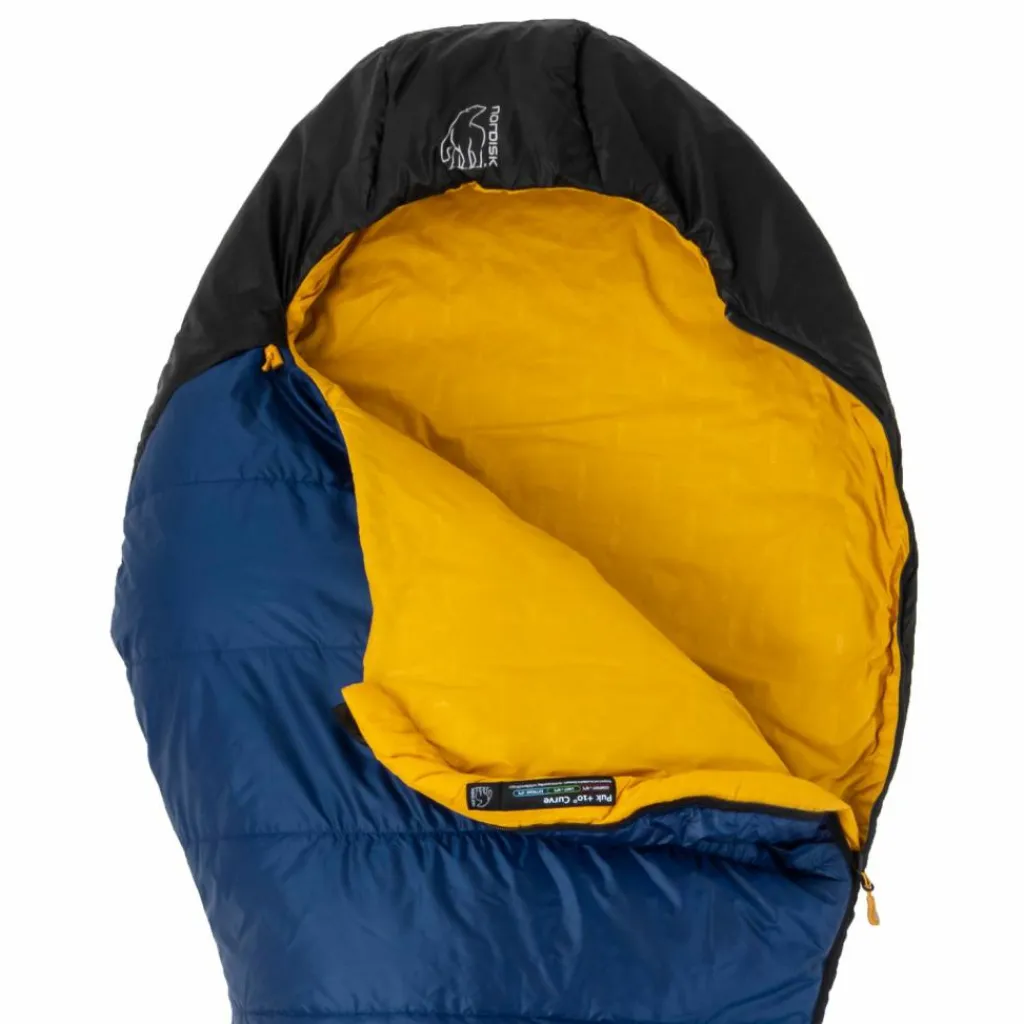 Nordisk Camping|Schlafsäcke<· PUK Curve + 10 blue