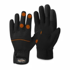 normani Fishing Sports Skihandschuhe|Snowboarding<· Tarpune Schwarz/Orange
