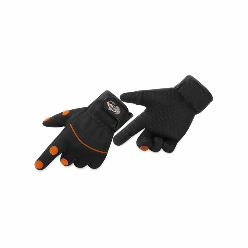 normani Fishing Sports Skihandschuhe|Snowboarding<· Tarpune Schwarz/Orange