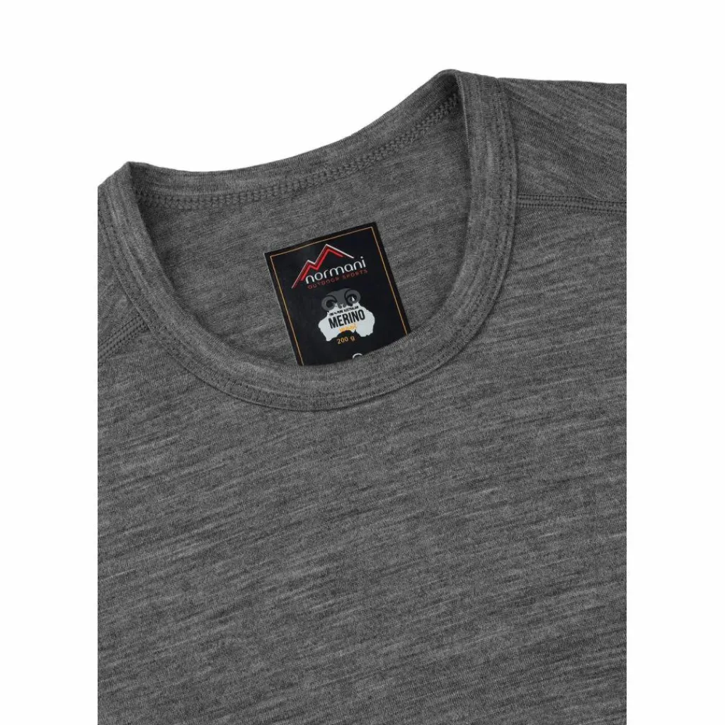 normani Outdoor Sports Bergsteigen<· Merino Grau