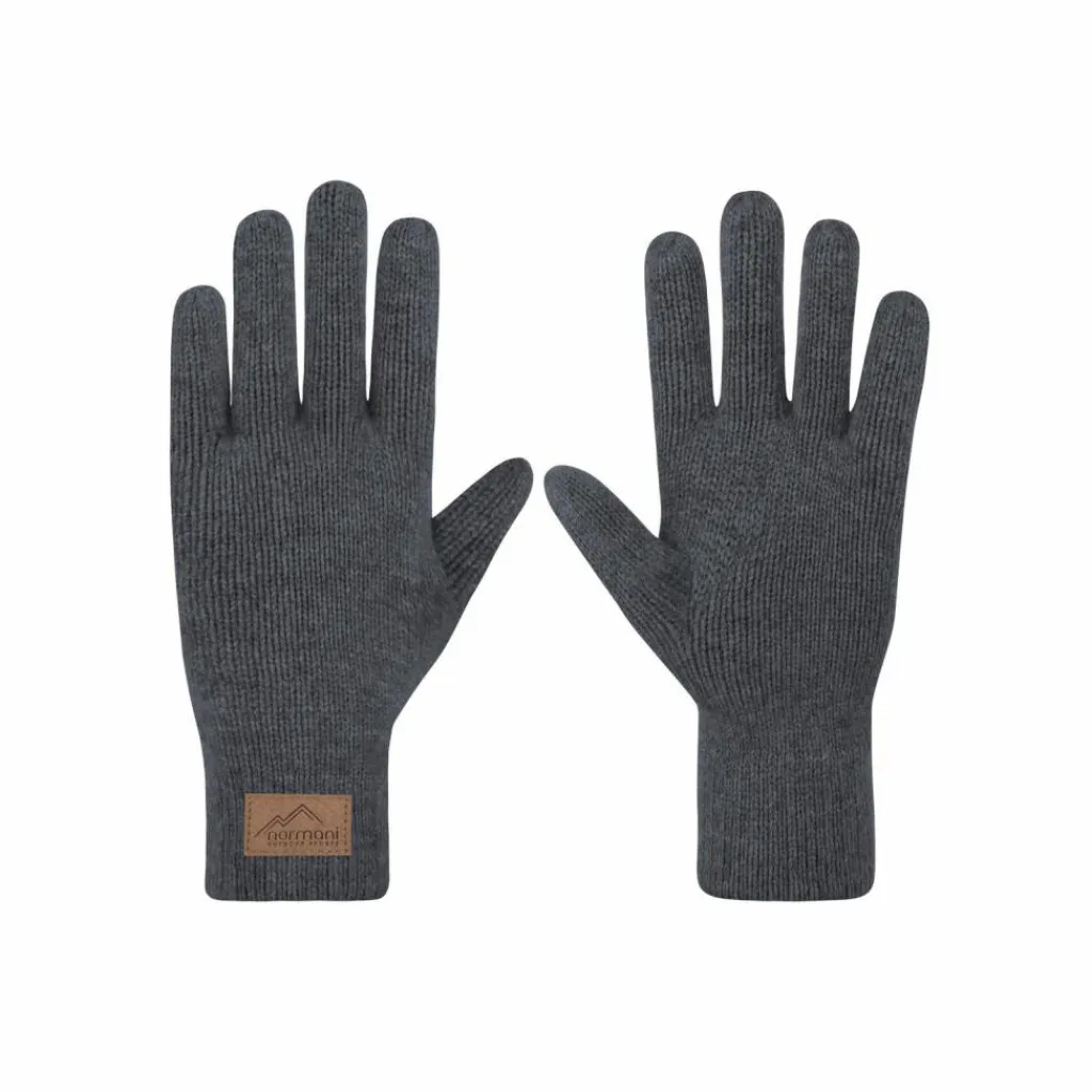 normani Outdoor Sports Handschuhe<· Merino Malak Anthrazit