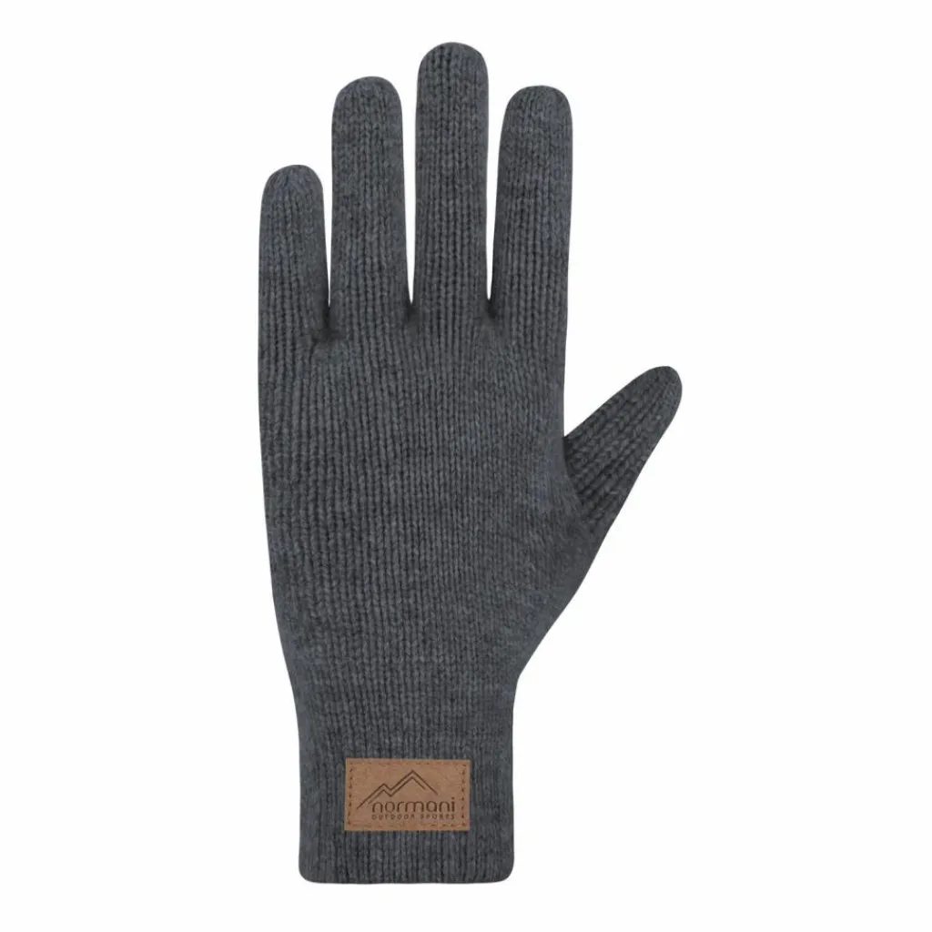 normani Outdoor Sports Handschuhe<· Merino Malak Anthrazit