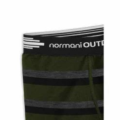 normani Outdoor Sports Unterwäsche<· Merino Adelaide Grün/Schwarz/Grau