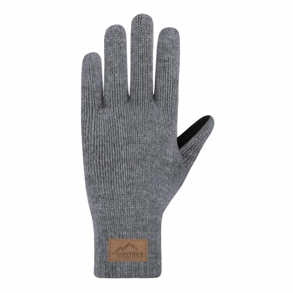 normani Outdoor Sports Handschuhe<· Merino Leanyer Grau