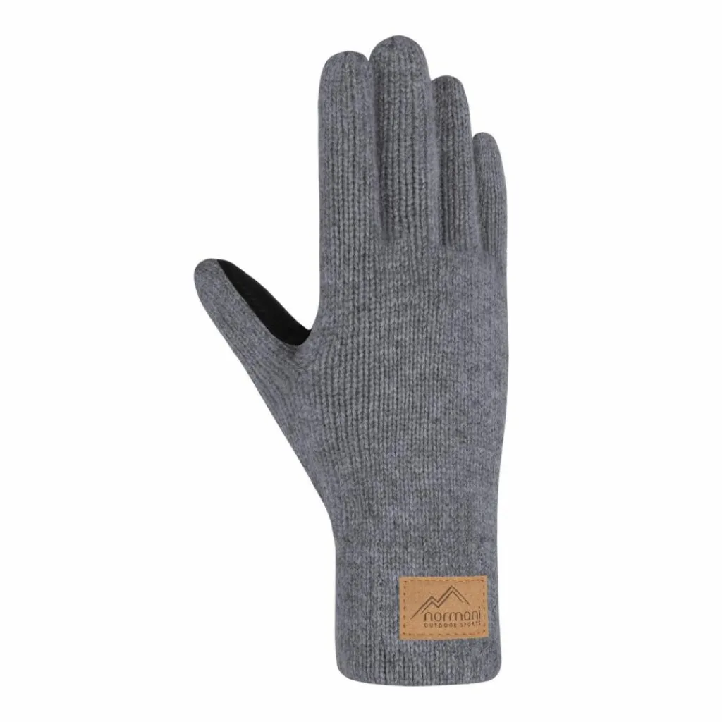 normani Outdoor Sports Handschuhe<· Merino Leanyer Grau